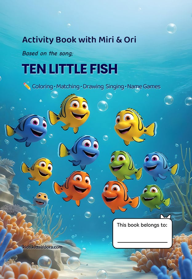 10 Little Fish Activity Book Cover