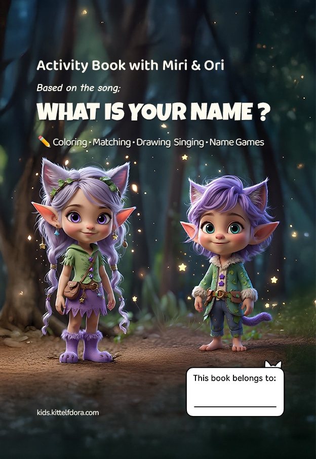 What is Your Name Activity Book Cover