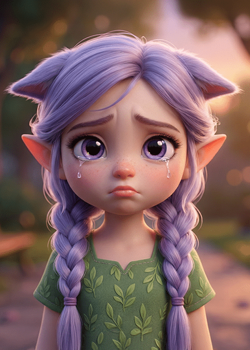 Miri looking sad