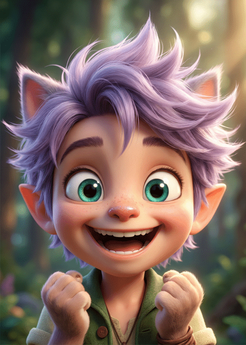 Ori looking excited